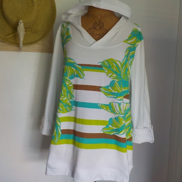 Sun Bay Tops - Tropical Hoodie Sweatshirt/Jacket